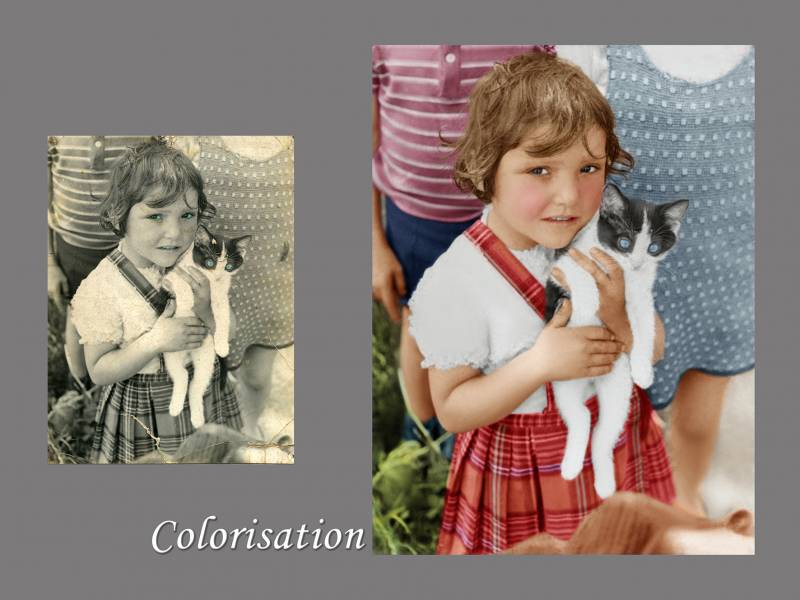 Retouches et restaurations de photos abîmées à Bordeaux et Pessac