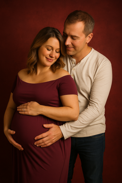 Séance photo maternité à Gradignan (33) : immortalisez votre grossesse en famille avec tendresse et émotion